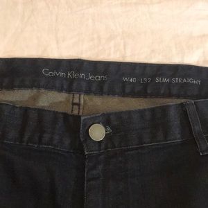 NEW CALVIN KLEIN Jeans dark blue W40